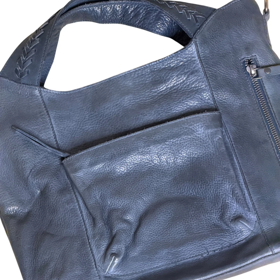 Latico Mason Tote Crossbody Leather Purse Satchel Shoulder Bag Gray bv - Image 2 of 4