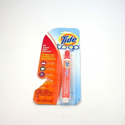 Tide To Go + Oxi Stain Remover Pen 10 mL Travel Essential Faster Dry Time