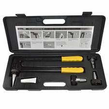 PEX-A Expansion Tool Kit w/1/2",3/4"and 1"Expander Heads