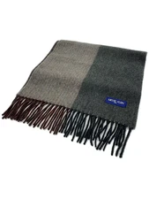 MICHEL KLEIN Cashmere Scarf GRY Men's