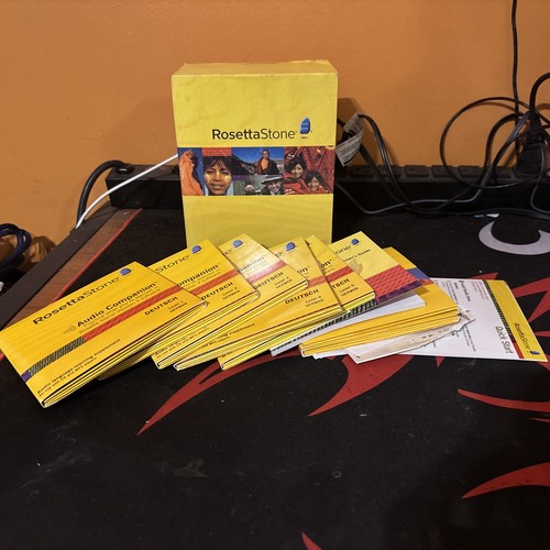 Rosetta Stone Deutsch German Level 1-5 CD's