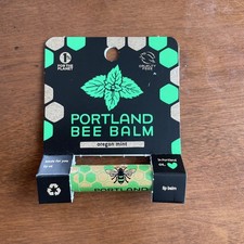 PORTLAND BEE BALM Oregon Mint lip balm NIB sealed - NEW all natural made in USA