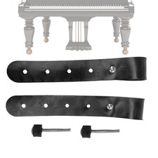 Piano Stand Straps 2-piece PU Adjustable Fixing Ties Keyboard Locking Straps