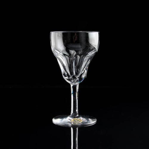 Juego de seis vasos de vino de Oporto Berna auf Coste cristal corte Hirschberg - Imagen 4 de 6