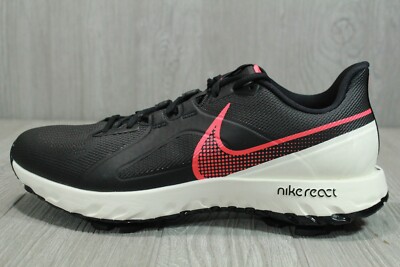 Nike React Infinity Pro Golf Shoes Mens 9 - 12 WIDE Black Red CT6621-002