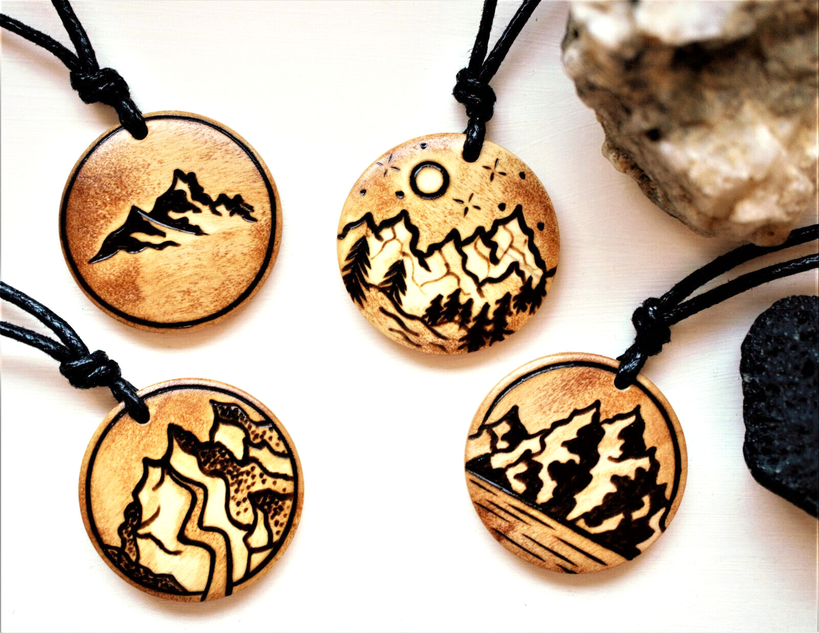 Collar de montaña para Him Scouts Aventura Regalos Senderismo Escalada Hombres Joyería