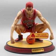 Anime SD 10# Sakuragi Hanamichi Squatting Figure Statue Toy Collection Gift