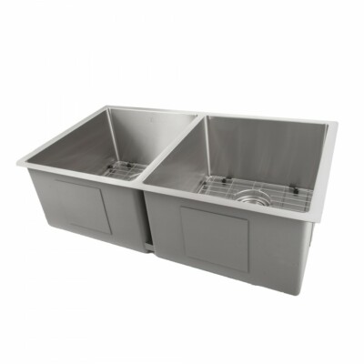 ZLINE Classic Undermount 33'' DOUBLE Bowl Sink Stainless Steel SR50D-33''