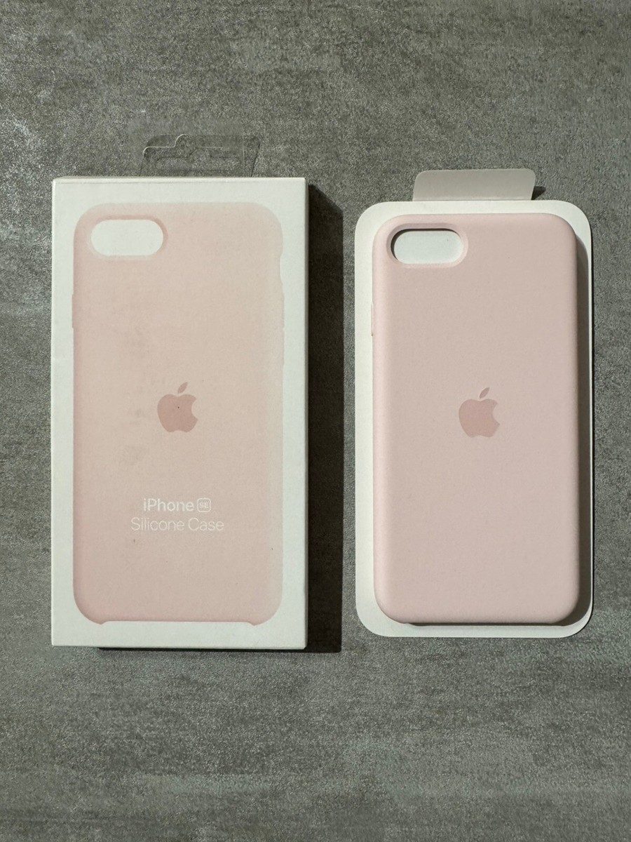 Genuine Official Apple Silicone Case MagSafe iPhone SE 3rd Gen (7/ 8)-Chalk  Pink