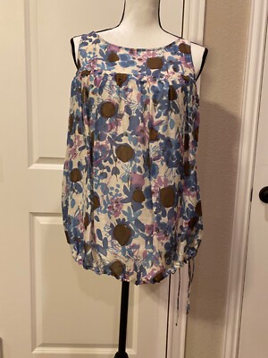 NWOT - Tracy Reese New York Silk & Linen Top
