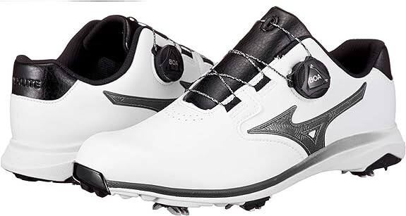 MIZUNO 51GM2115 Golf Soft Spike Shoes NEXLITE GS BOA White Black US9(26cm) Japan