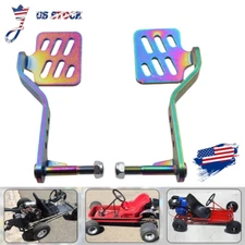 Go Kart Brake Throttle Pedals For 196cc 6.5hp Radio Flyer Azusa Kids Colorful