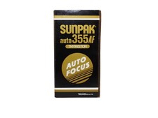 SunPak Auto 355 AF Thyristor Auto Focus with Box Untested for Vintage Camera