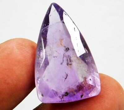 IGL Zertifiziert 25,90 Ct Natürlicher Lila Amethyst Fancy Checker Schliff