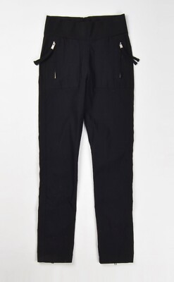 Women's Thom Krom Avant Garde Black Straight Leg Pants Size S