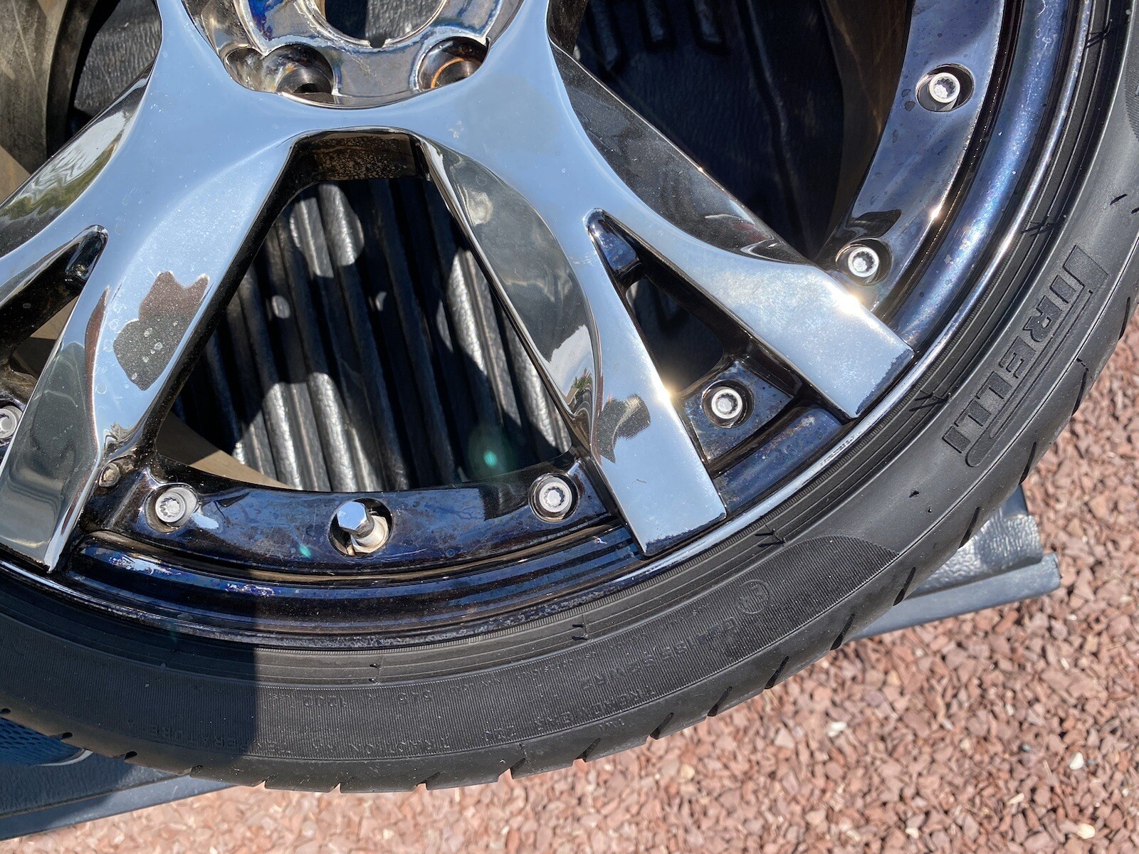 (4) Lamborghini Callisto Wheels And Tires. From 2006 Gallardo