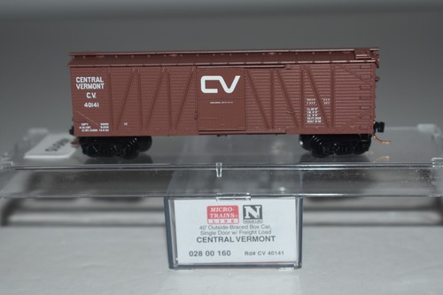 Spur N MTL 02800160 Central Vermont 40' Single Door Boxcar 40141 C50204 | Zustand: Used