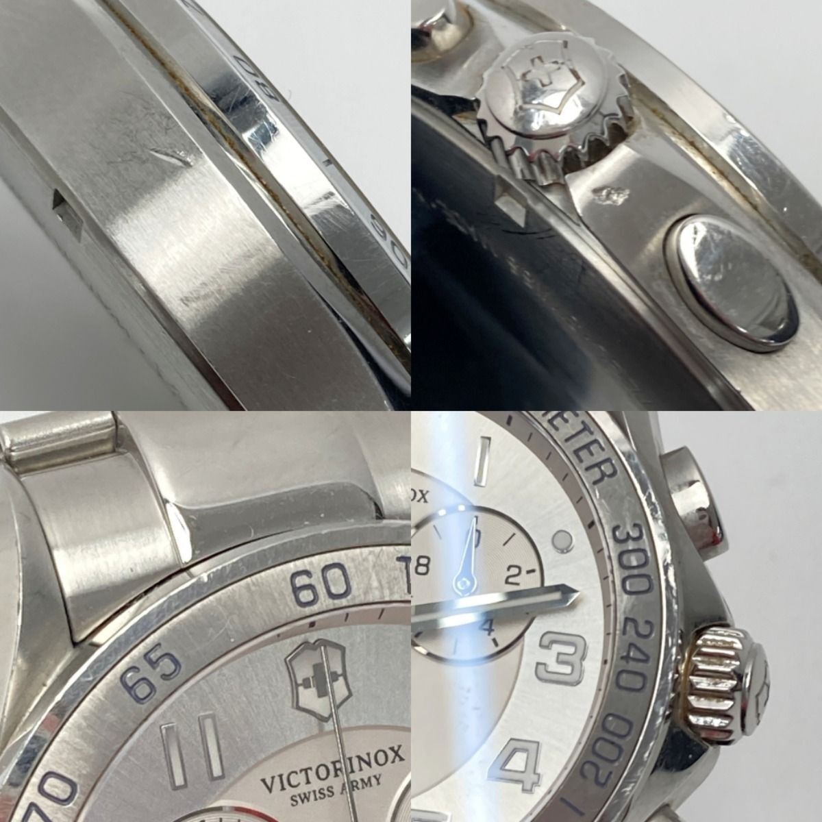 VICTORINOX Swiss Army Chrono Classic VIC-241499 Silver | eBay