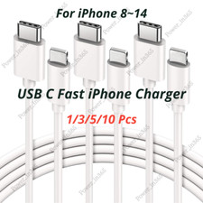 20W PD USB-C Type C Fast Charger Cable For iPhone 14 13 12 11 Pro Max XS XR X 8