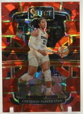 2024 Panini Select WNBA - Concourse Red Ice Prizm #62 Cheyenne Parker-Tyus