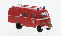 Brekina 1:87 H0 36613 Mercedes Lf 319 Lf 8 1956 Feuerwehr Gundelfingen Neu Ovp