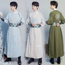 Chinese Wuxia Costume Tang Ming Dynasty Hanfu Male China Unisex Women Men Robe