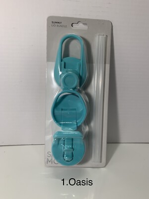 Simply Modern: Summit Water Bottle Lid Bundle, Three Pack w/ Handles & 2straws