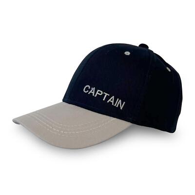 Verstellbare CAPTAIN MARINEBLAUE BASEBALLKAPPE | Yachtkappe