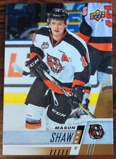 2017-18 MASON SHAW UPPER DECK UD CHL CARD #33 MEDICINE HAT TIGERS