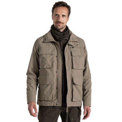 Craghoppers NosiLife Adventure Jacket IV Herren-Jacke Wanderjacke Outdoor Beige