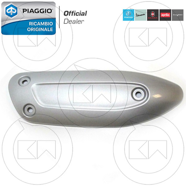 Schutz SchalldäMpfer Chrom Original Piaggio X9 Evolution 250 2006-2006-image