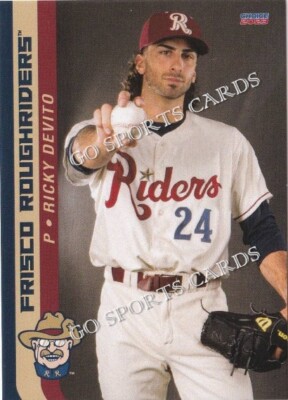 2023 Frisco RoughRiders Ricky Devito RC Rookie Rangers Minor League