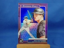 Mike Yastrzemski Donruss 2021 Diamond Kings Purple Holo