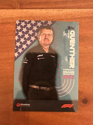2023 Topps Guenther Steiner Miami Grand Prix Exclusive Hass