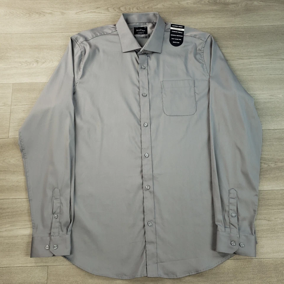 The Savile Row Company Button Up Dress Shirt Men's XL 17-17.5 34/35 Classic Fit - Image 2 of 4