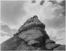 Ansel Adams - Rock & Cloud, King's River Canyon (1936) -17" x 22" Fine Art Print