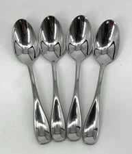 ONEIDA Stainless Glossy VOSS Set Of 4 TEASPOONS 6 3/8" Silverware Flatware