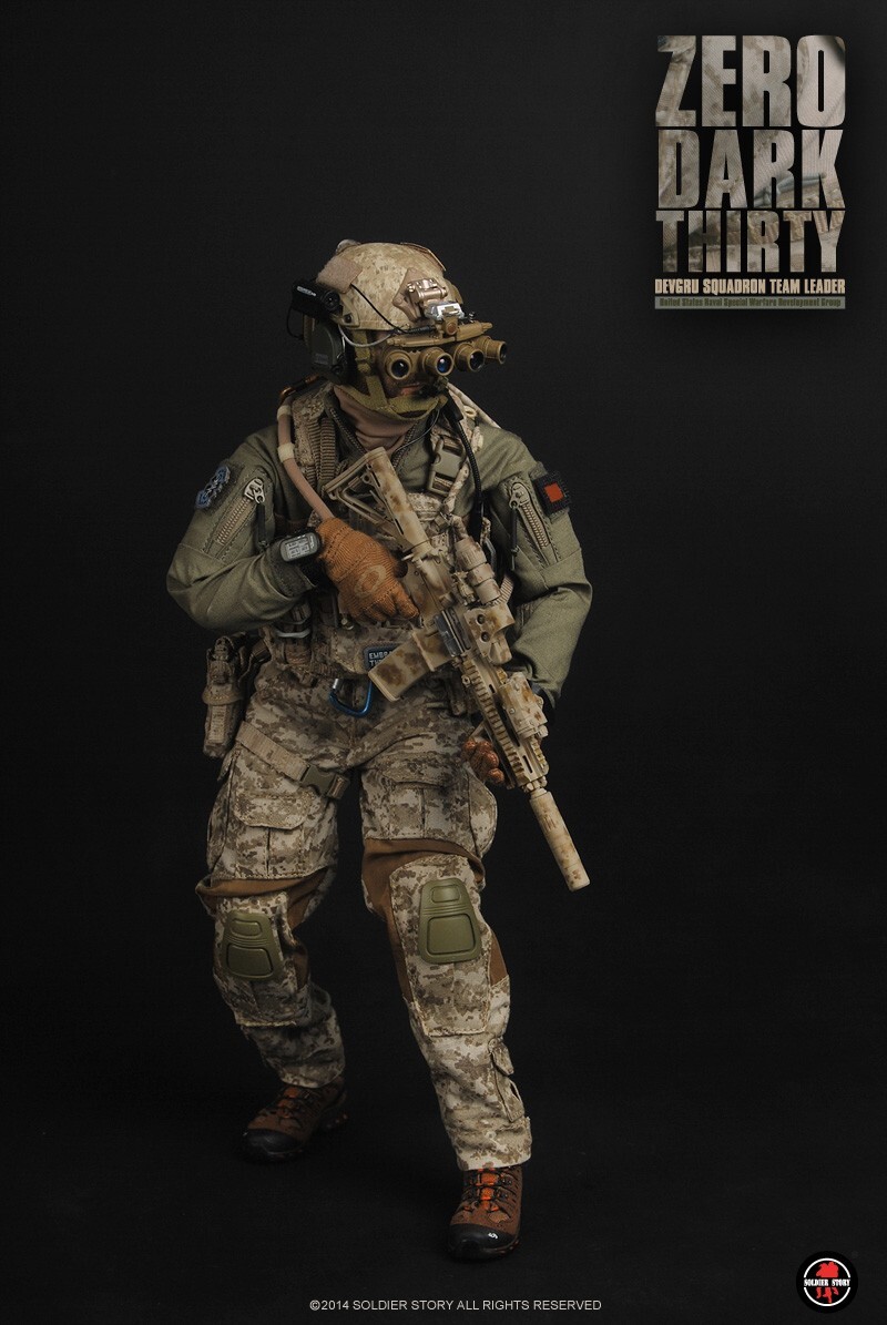 1:6 Soldier Story AOR1 Camo Breaching Charge Pouch for 12