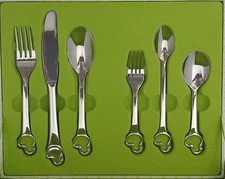 Oneida Duckling Child & Baby 6 Piece Progress Set