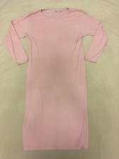 Laura Tyler At Home Vintage Nightgown Dusty Rose Cottagecore Large Womens Flaw