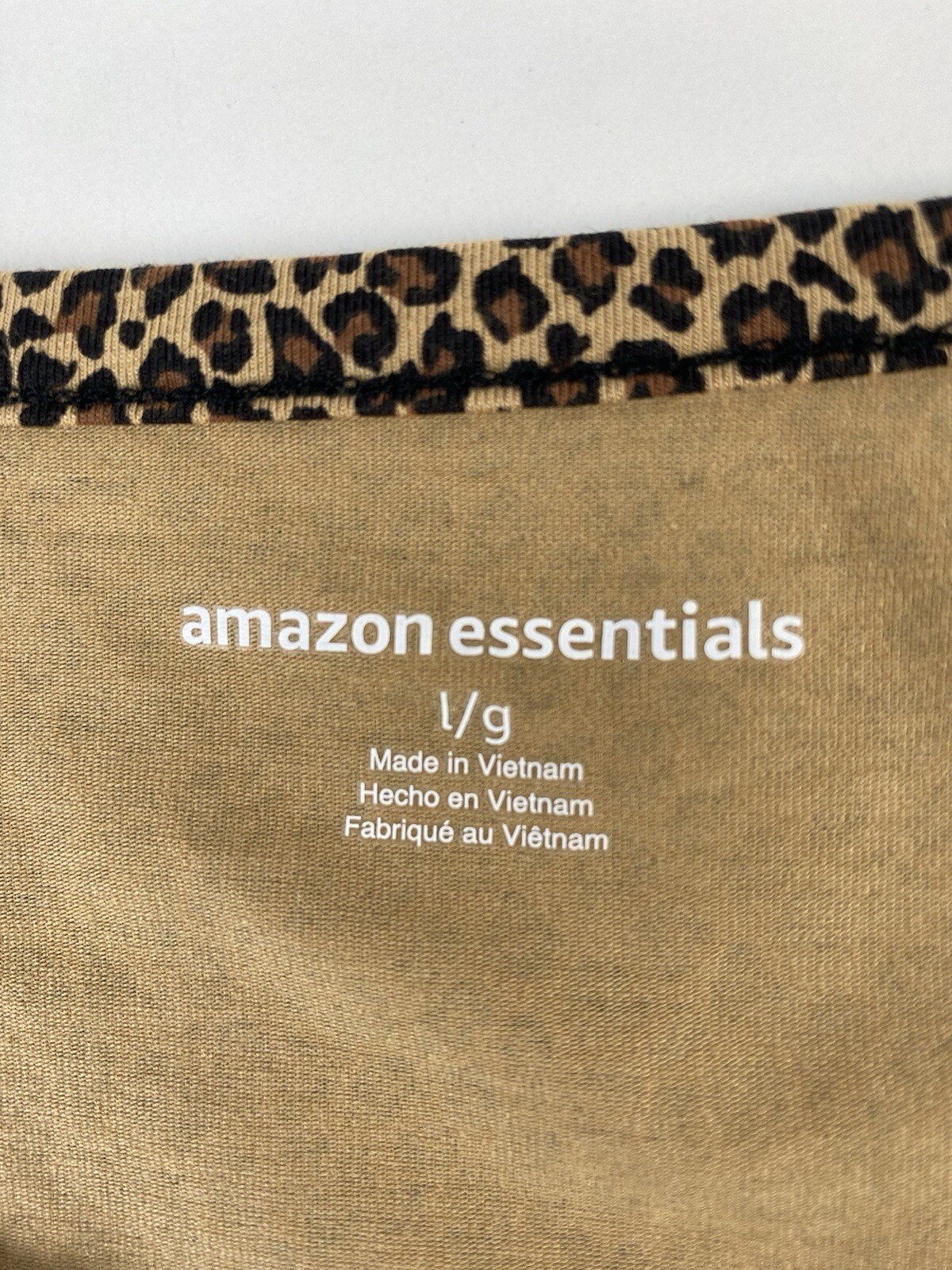 amazon essentials women's animal print long sleeve tunic size Large NWT thumbnail 3