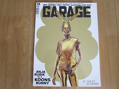 GARAGA MAGAZINE7 ANJA RUBIK,JEFF KOONS,SOLVE SUNDSBO,RAF SIMONS,PLATON,DIS GOLD.