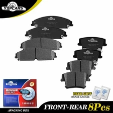 Front & Rear Ceramic Brake Pads For Chrysler 300 Dodge Challenger Charger Magnum