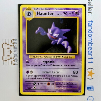 Haunter card 48/108 XY Evolutions Pokemon Non-Holo TCG 2016 Base