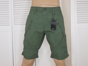 armani exchange utility zip short