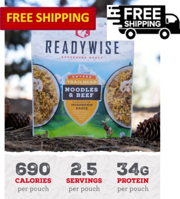 READYWISE - Adventure Meal Freeze Dried Camping Food, Backpacking & Hiking MRE