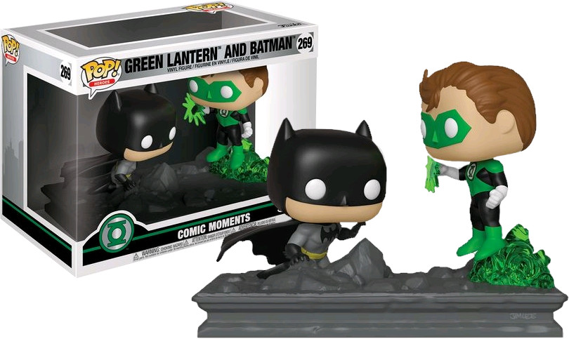 Figurine Dc Comics Batman - Green Lantern (Jim Lee) And Batman Comic Moments Exc