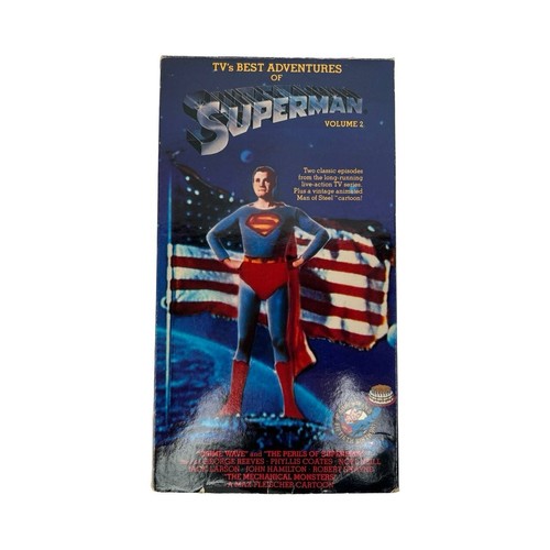 TV's Best Adventures of Superman Volumes 1-4 (VHS, 1987, 88) S/W Classic - Bild 4 von 11