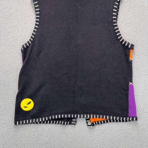 Holiday Editions Halloween Pullover Weste Damen XL Geist Kürbis Hexe Katze Boo - Bild 8 von 9