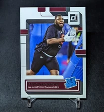 Phidarian Mathis Rated Rookie Card RC 2022 Donruss #371 Washington Commanders